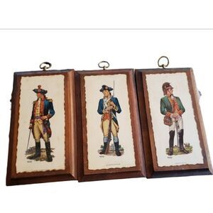Frederick Elmiger Wooden Wall Hangings (3)